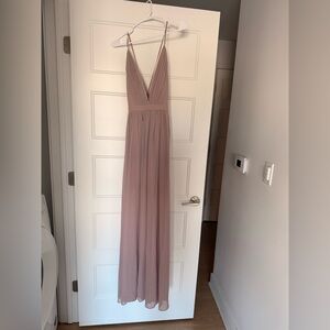 Chic Blush Maxi Dress